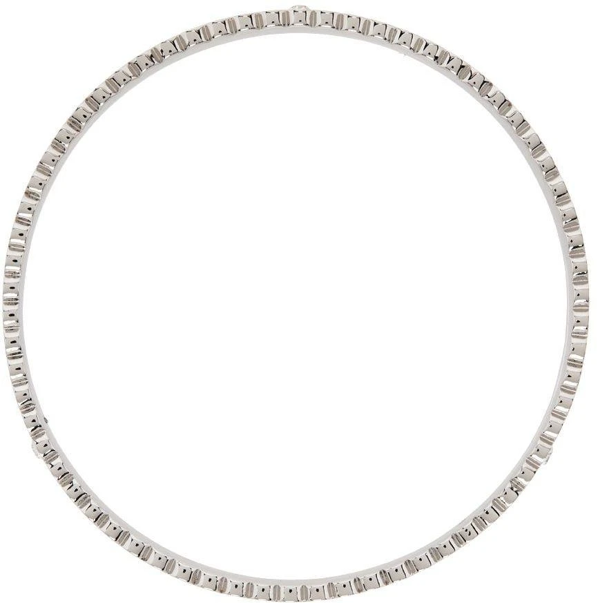 商品Marc Jacobs|Silver & Pink 'The Medallion Scalloped Bangle' Bracelet,价格¥742,第2张图片详细描述