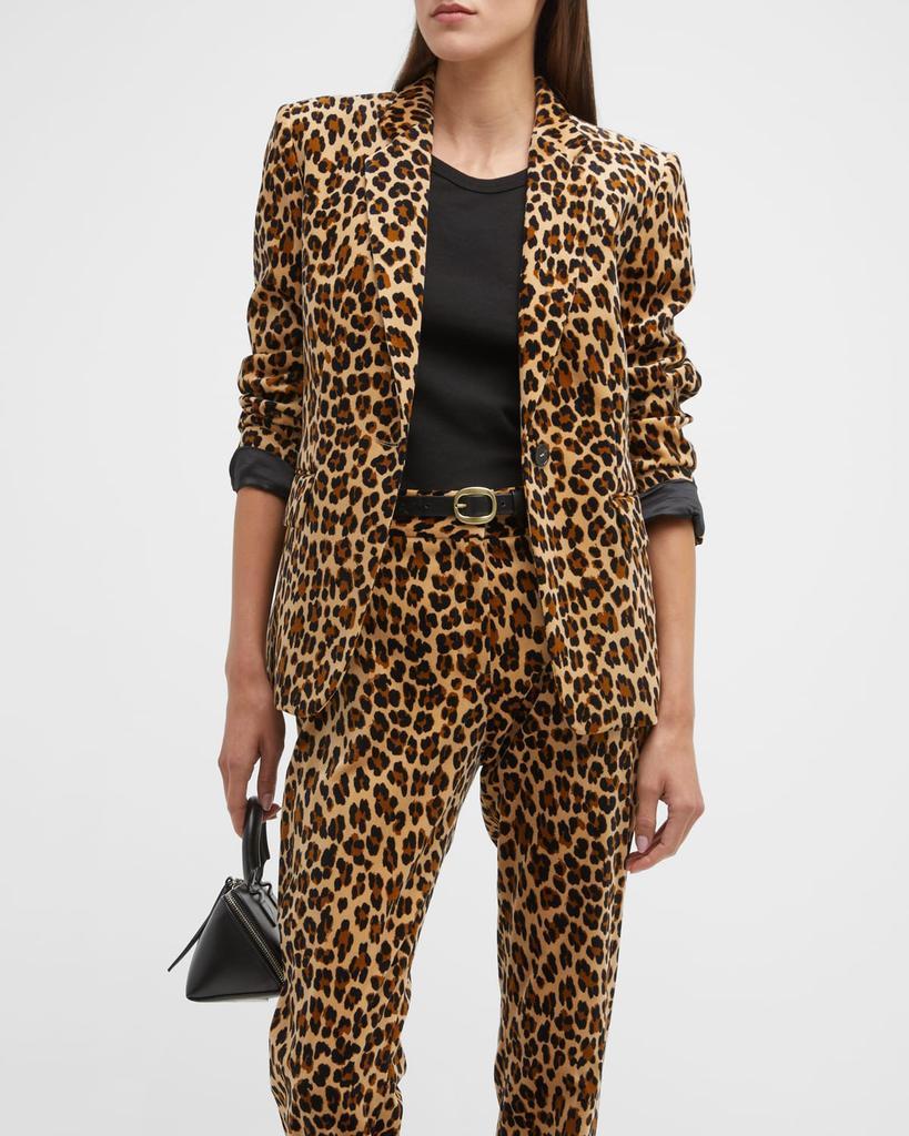 商品FRAME|Classic Leopard Blazer,价格¥4990,第1张图片