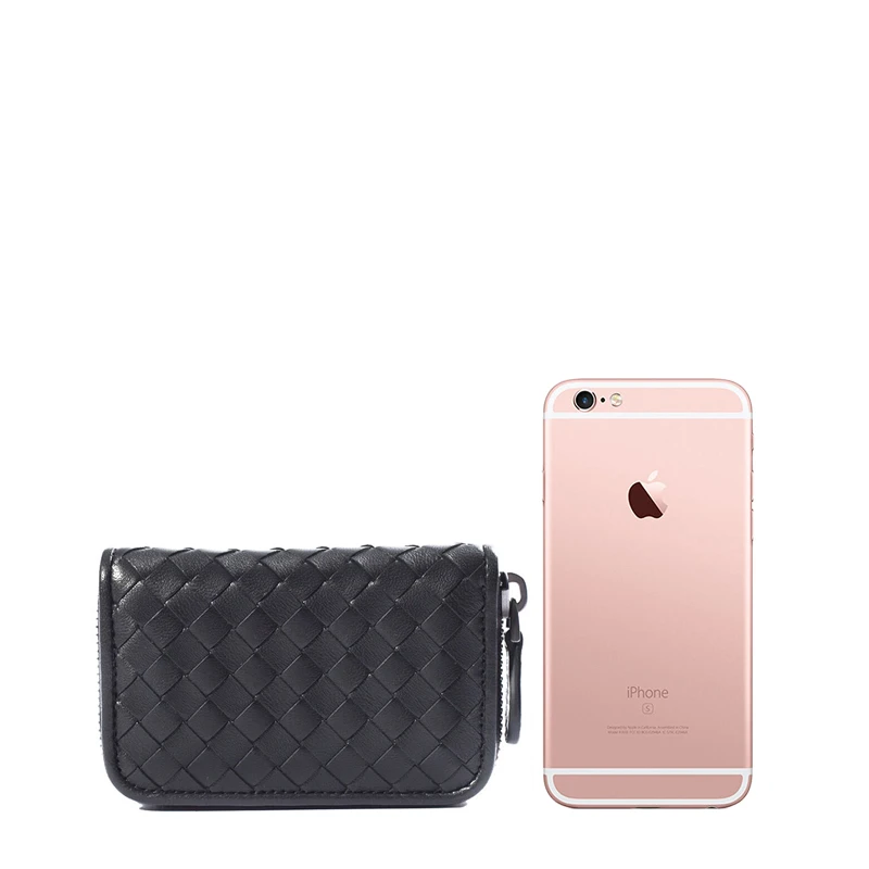 商品[国内直发] Bottega Veneta|BOTTEGA VENETA 黑色男士零钱包 114075-V001N-1000,价格¥2609,第1张图片