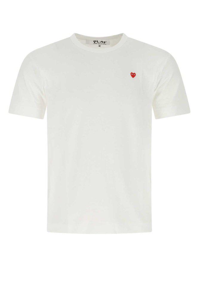 Comme des Garçons Play Logo Patch Short-Sleeved T-Shirt商品第1张图片规格展示