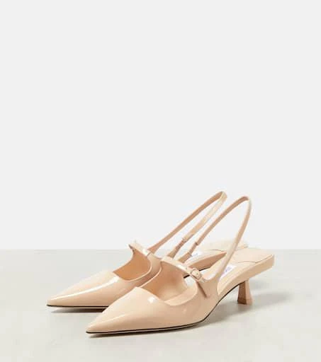 商品Jimmy Choo|Didi 45漆皮露跟高跟鞋,价格¥9809,第5张图片详细描述