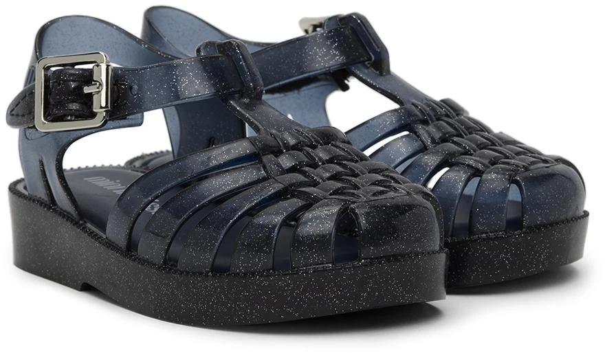 商品Mini Melissa|Baby Navy Glittered Possession Flats,价格¥134,第4张图片详细描述