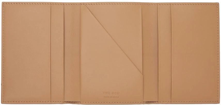 商品The Row|Tan Mini Trifold Wallet,价格¥2621,第3张图片详细描述