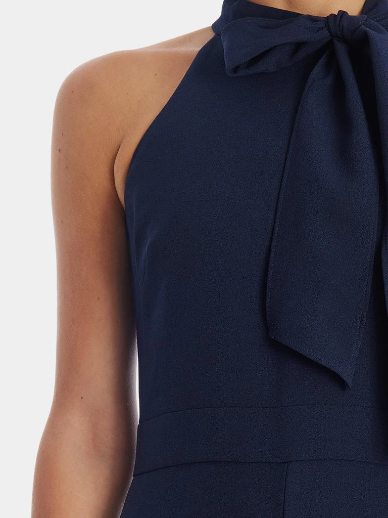 Signature Stretch Crepe Bow Neck Halter Jump Suit 商品