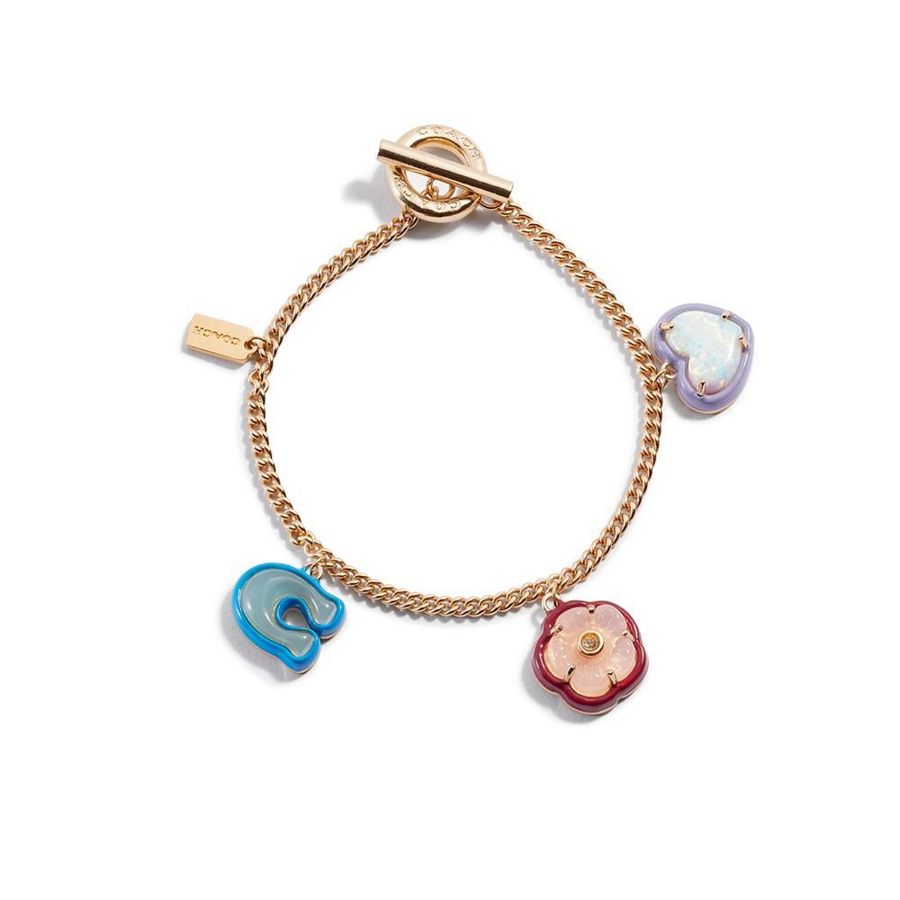 商品Coach|Signature Mixed Charm Bracelet,价格¥612,第4张图片详细描述