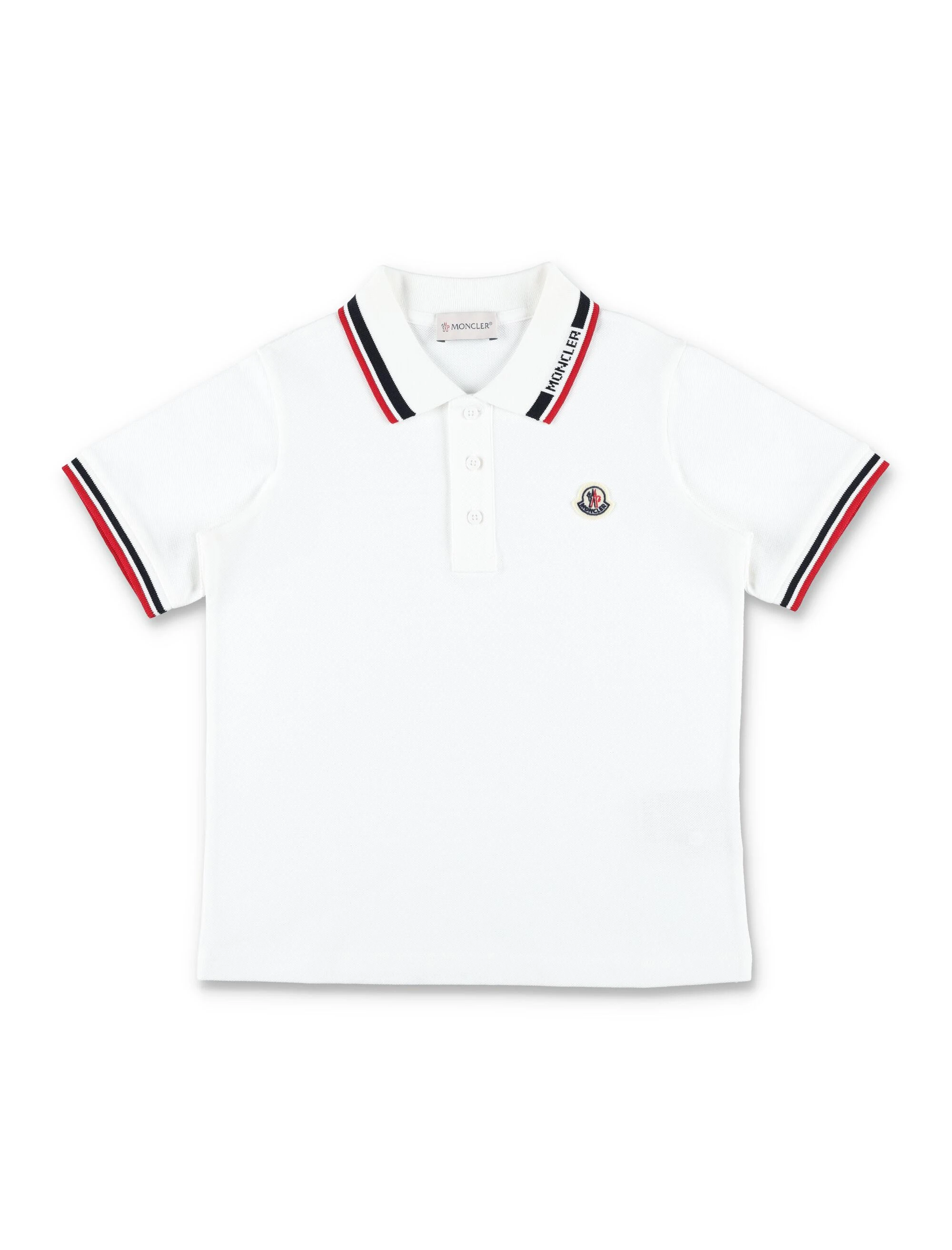 商品【商品预售7天】 Moncler|Moncler 男童衬衫 8A0001289ALK034 白色,价格¥1005,第1张图片