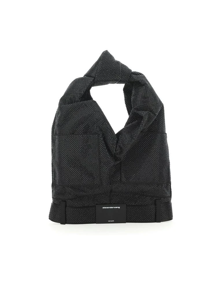 商品Alexander Wang|Alexander Wang Logo Patch Button Detailed Tote Bag,价格¥4363,第2张图片详细描述