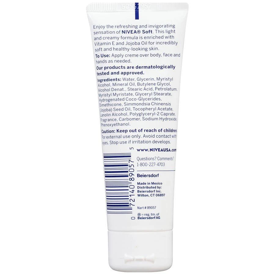 商品Nivea|Refreshingly Soft Moisturizing Cream For Face, Body And Hands,价格¥37,第3张图片详细描述