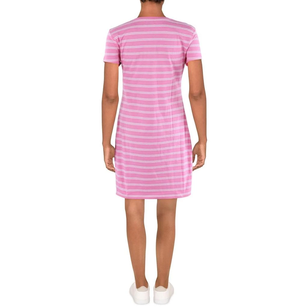 商品U.S. POLO ASSN.|U.S. Polo Assn. Womens Striped Cotton T-Shirt Dress,价格¥129,第2张图片详细描述