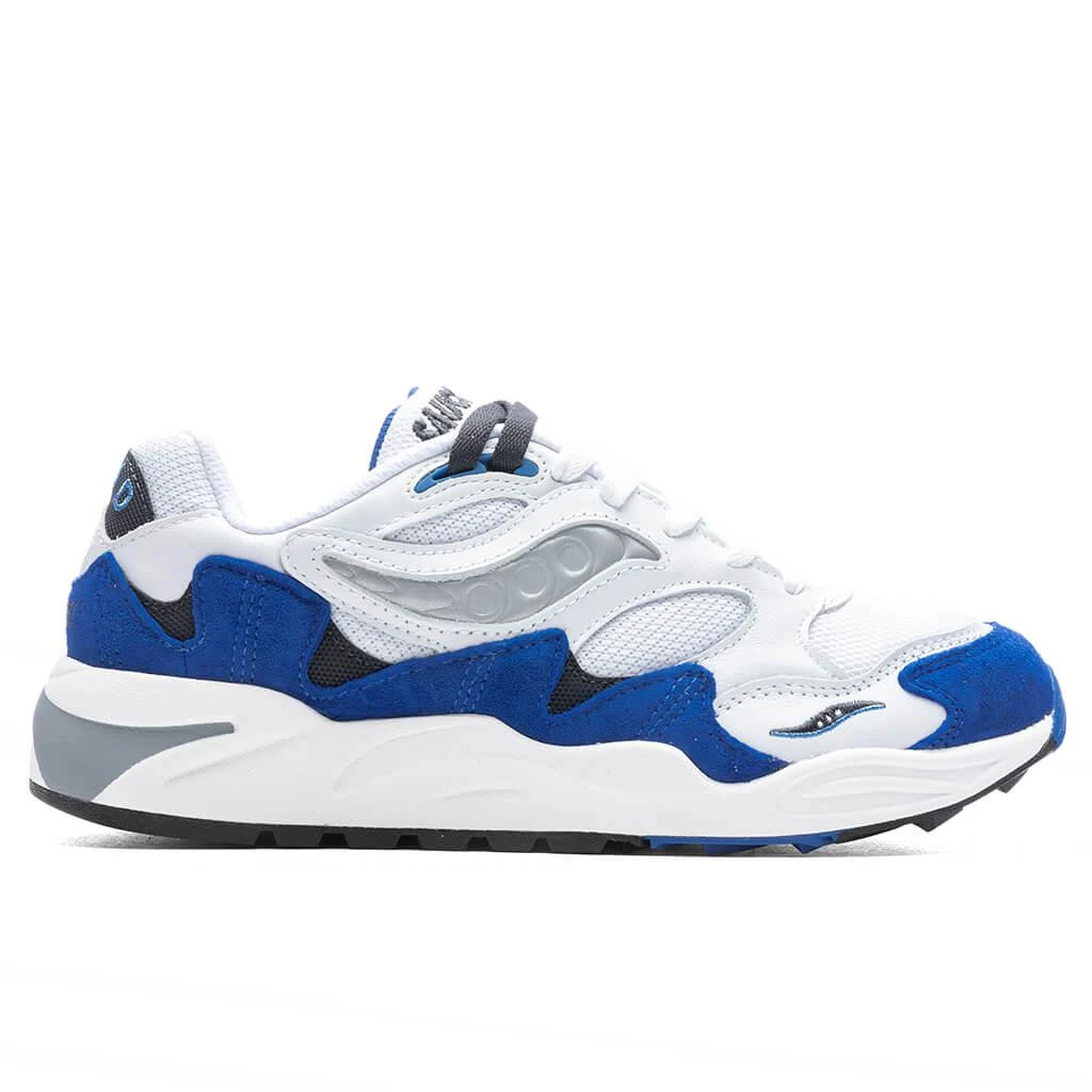 商品Saucony|Grid Shadow 2 - White/Blue,价格¥987,第1张图片