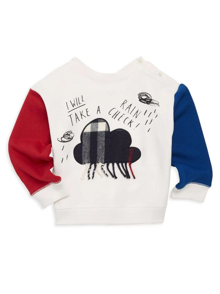 商品Burberry|Baby's & Little Boy's Cotton Rain Check Sweatshirt,价格¥650,第1张图片