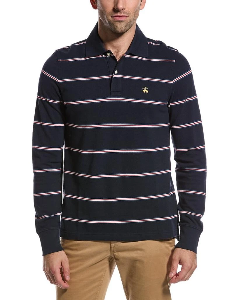 商品Brooks Brothers| 布克兄弟男士纯棉修身 Polo 衫,价格¥375,第1张图片