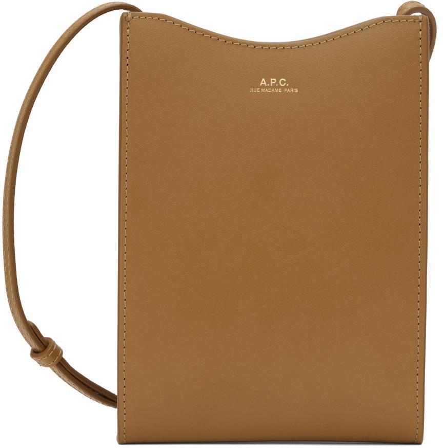 商品A.P.C.|黄褐色 Jamie 挂颈包,价格¥2338,第1张图片