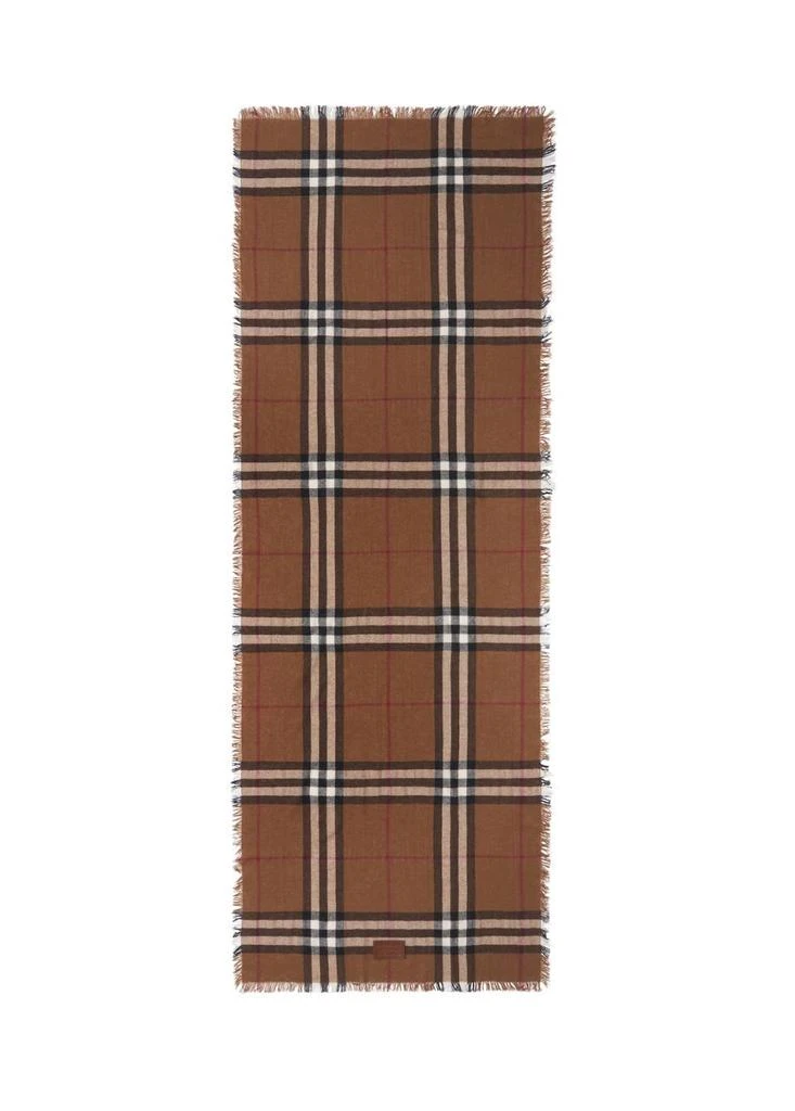 商品Burberry|Check cashmere scarf,价格¥4927,第3张图片详细描述