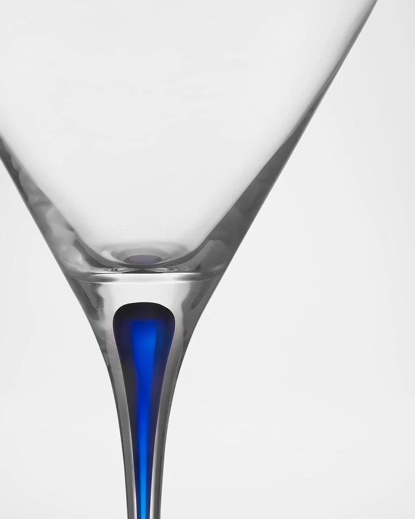 商品Orrefors|Intermezzo Blue Martini Glasses, Set of 2,价格¥1943,第3张图片详细描述