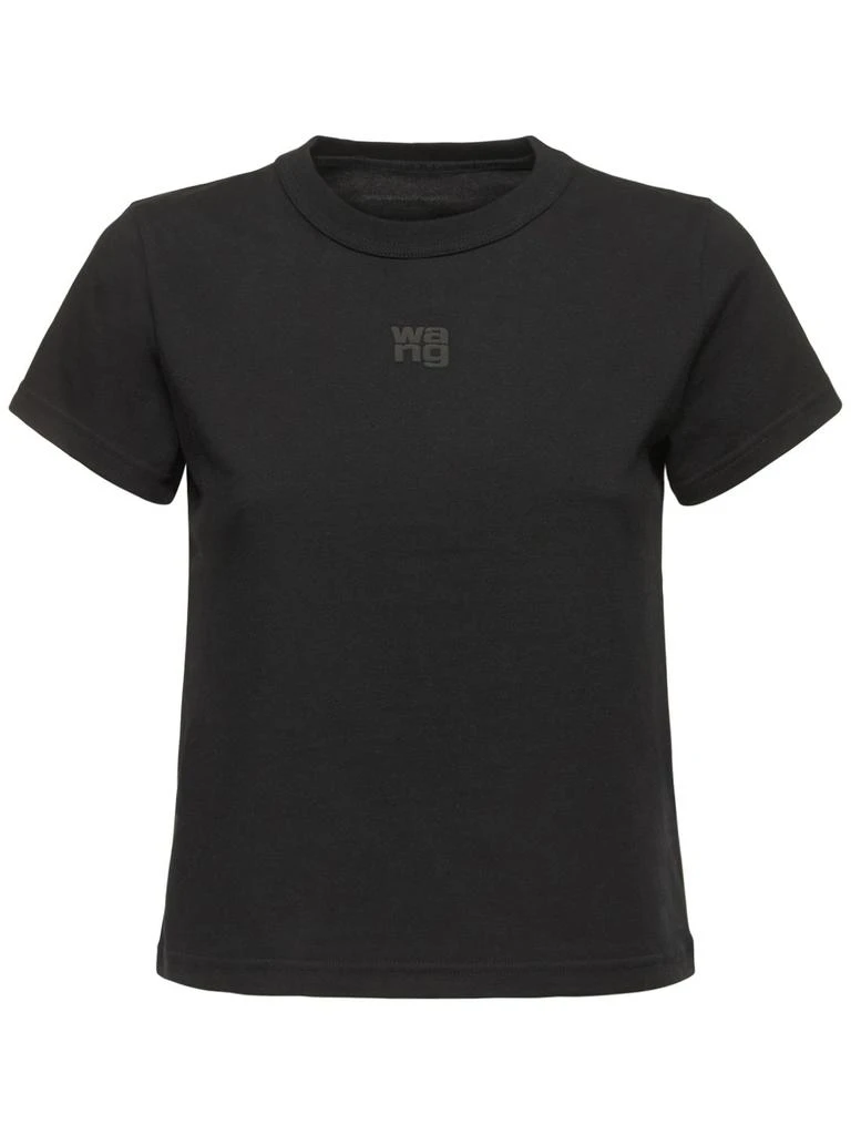商品Alexander Wang|Essential Shrunk Cotton Jersey T-shirt,价格¥1013,第1张图片