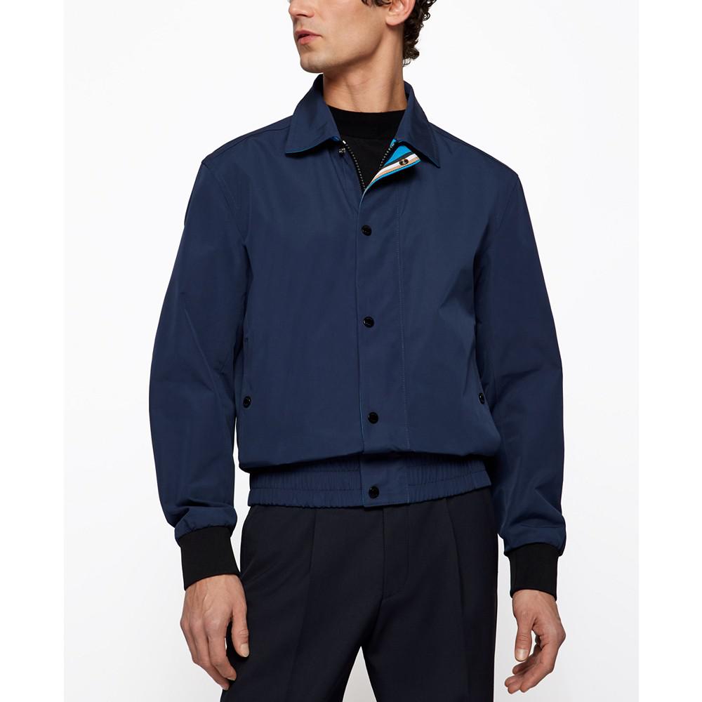 BOSS Men's Water-Repellent Reversible Jacket商品第1张图片规格展示