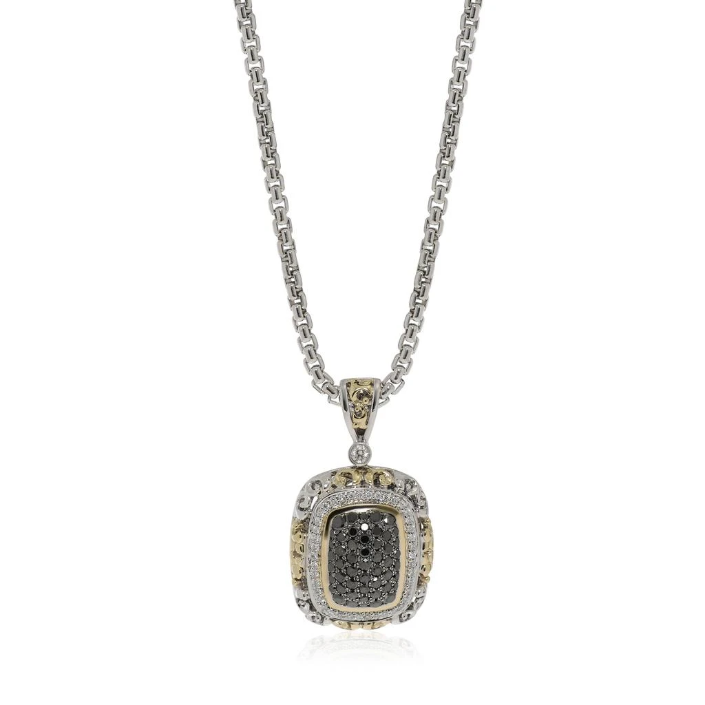 商品Charles Krypell|Charles Krypell Women's Sterling Silver and 18K Gold Necklace,价格¥8884,第1张图片