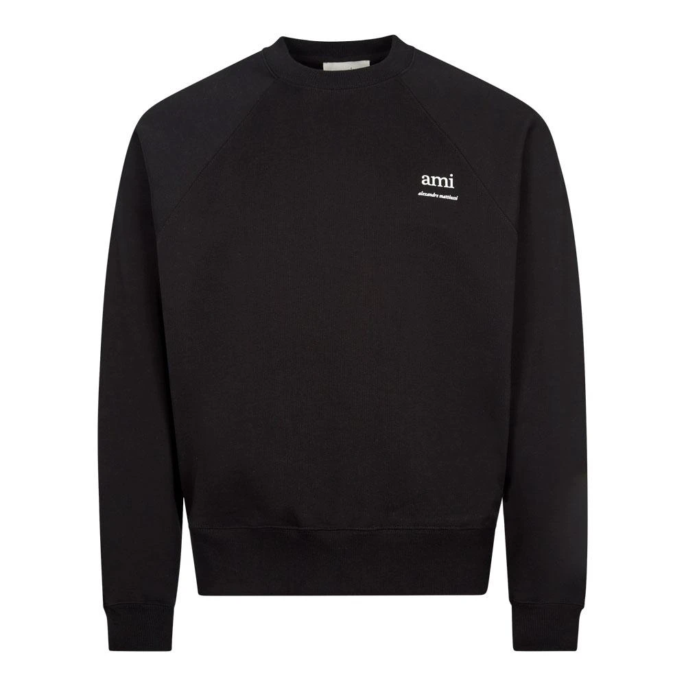 商品AMI|Ami Paris Logo Sweatshirt - Black,价格¥2218,第1张图片