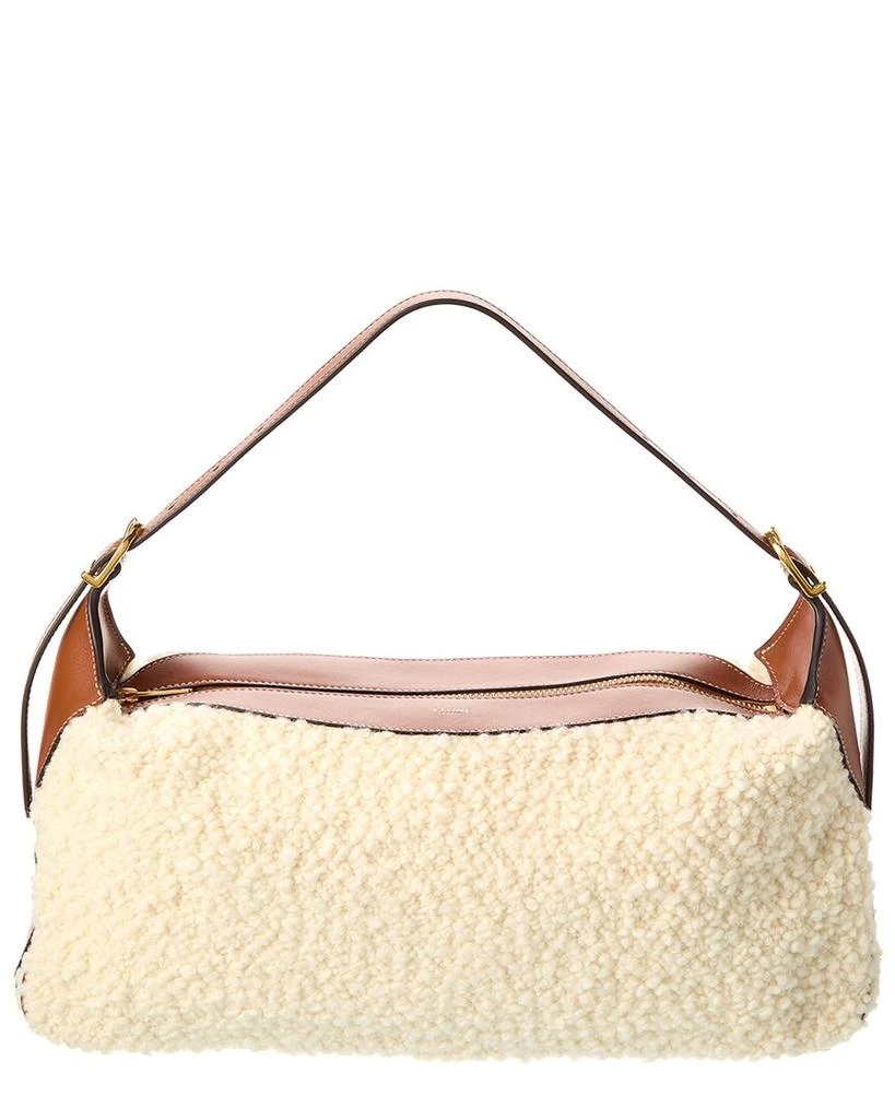 商品Celine|CELINE Triomphe Boucle & Leather Shoulder Bag,价格¥18075,第1张图片