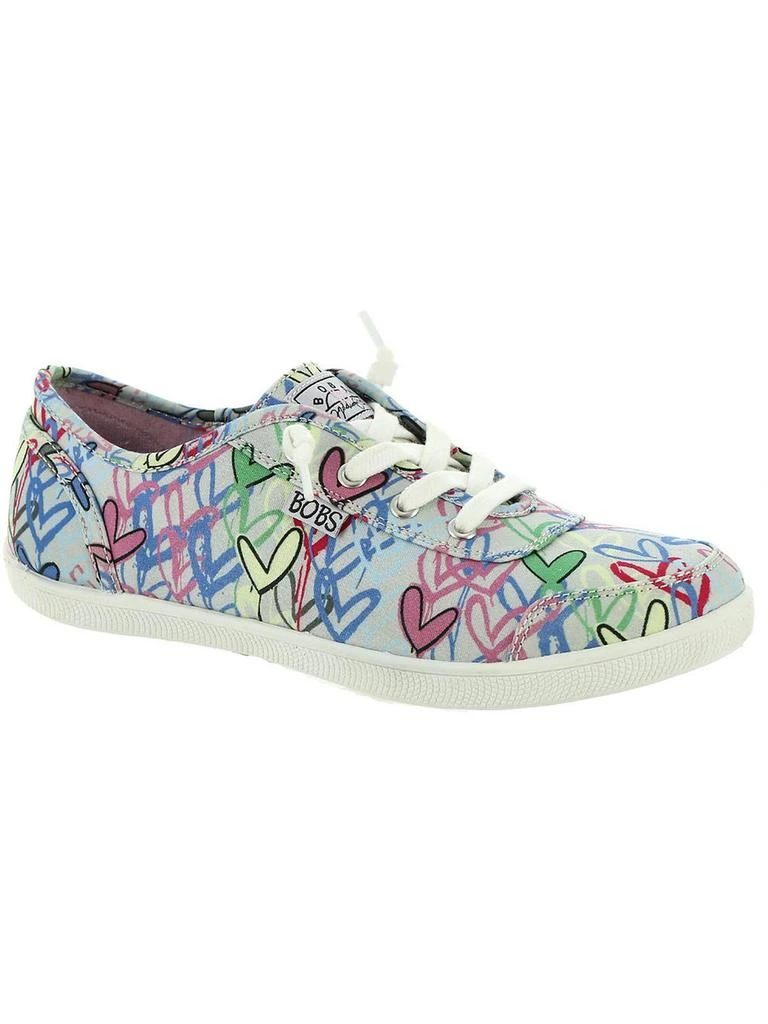 商品SKECHERS|Grateful Love Womens Canvas Lace-Up Slip-On Sneakers,价格¥399,第1张图片