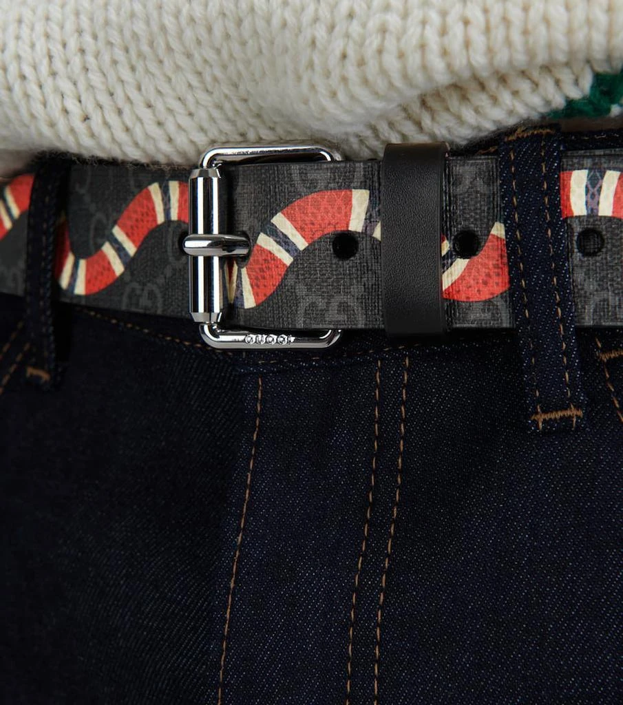 商品Gucci|GG belt with Kingsnake print,价格¥3854,第3张图片详细描述