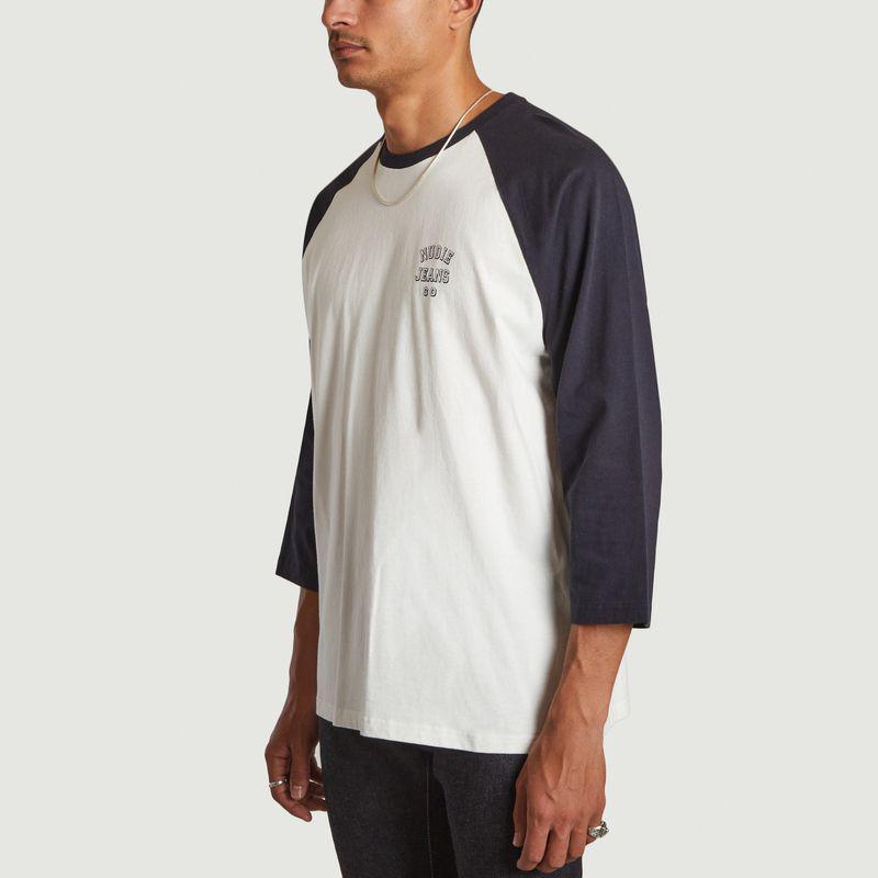 商品Nudie Jeans|Joey 3/4 sleeve T-shirt Navy offwhite Nudie Jeans,价格¥502,第4张图片详细描述