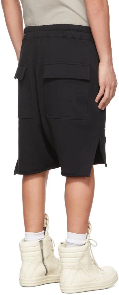 商品Rick Owens|Black Champion Edition French Terry Beveled Pods Shorts,价格¥1006,第3张图片详细描述