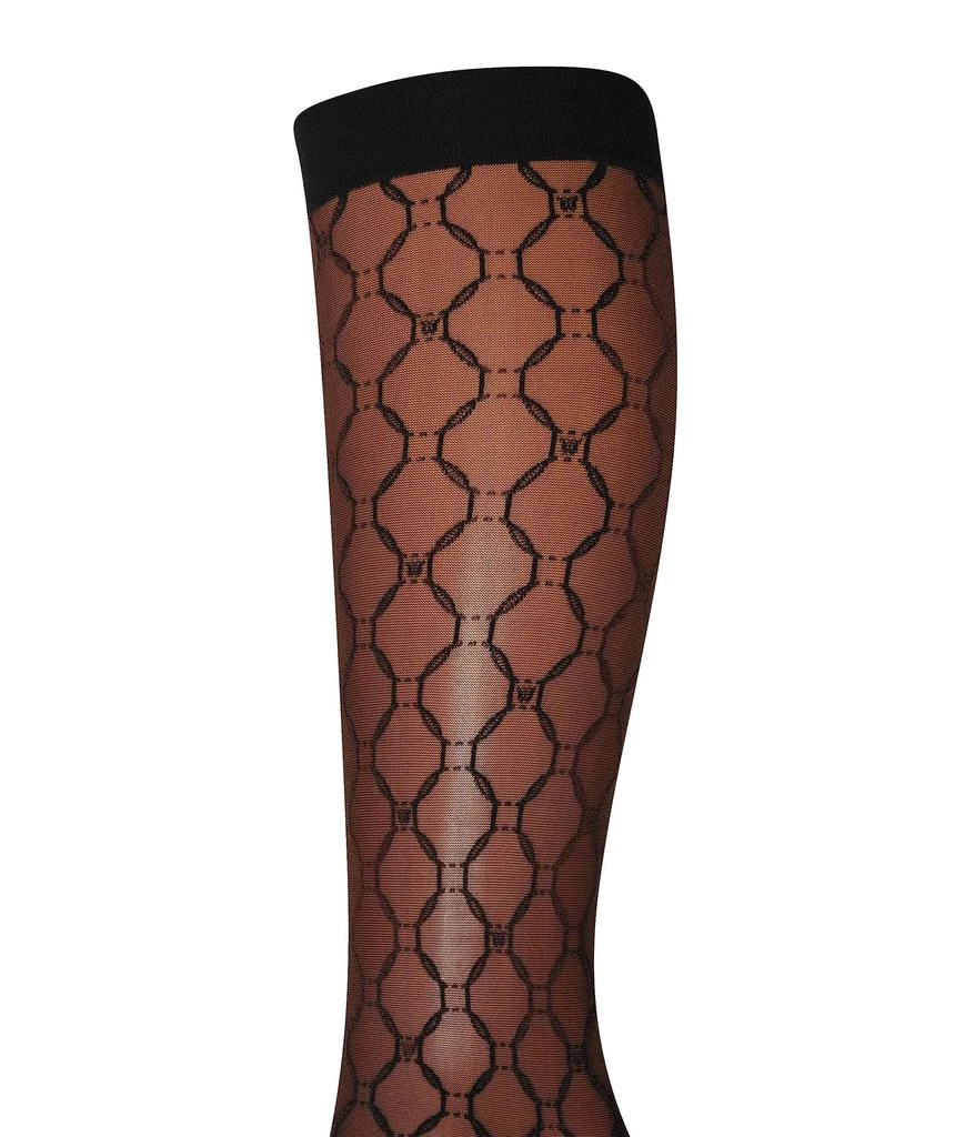 商品Wolford|Monogram Knee Highs,价格¥296,第3张图片详细描述