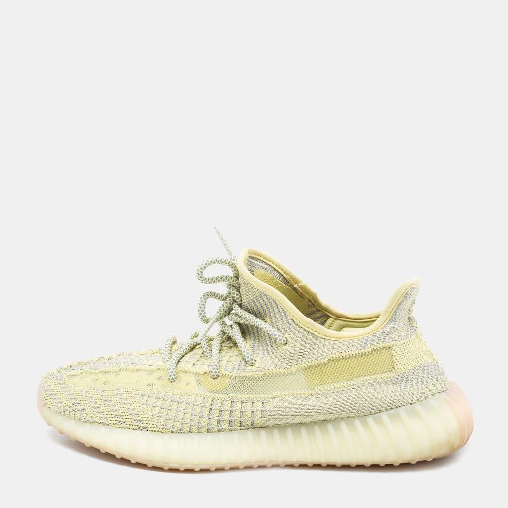 商品[二手商品] YEEZY|Yeezy x adidas Lime Yellow Knit Fabric Boost 350 V2 Antlia Low-Top Sneakers Size 42 2/3,价格¥2437,第1张图片