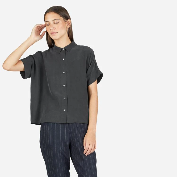 商品Everlane|真丝短袖衬衫,价格¥435,第1张图片