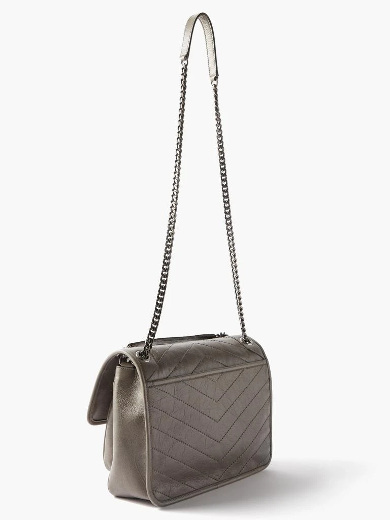 商品Yves Saint Laurent|Niki medium crinkled-leather shoulder bag,价格¥27341,第4张图片详细描述
