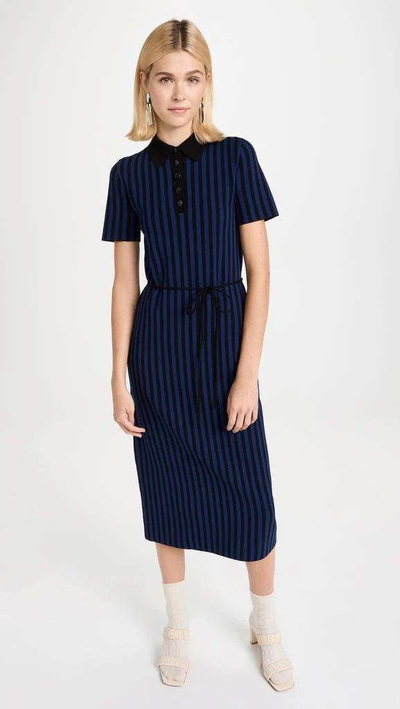 商品Tory Burch|Tory Burch 汤丽柏琦 Plaited Rib Polo Dress,价格¥1111,第2张图片详细描述