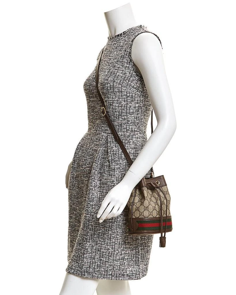 商品Gucci|Gucci Ophidia Mini GG Supreme Canvas & Leather Bucket Bag,价格¥8348,第3张图片详细描述