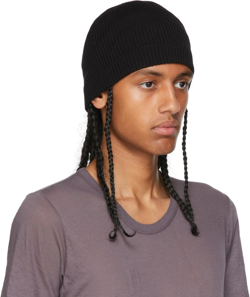 商品Rick Owens|Black Ribbed Beanie,价格¥1728,第2张图片详细描述