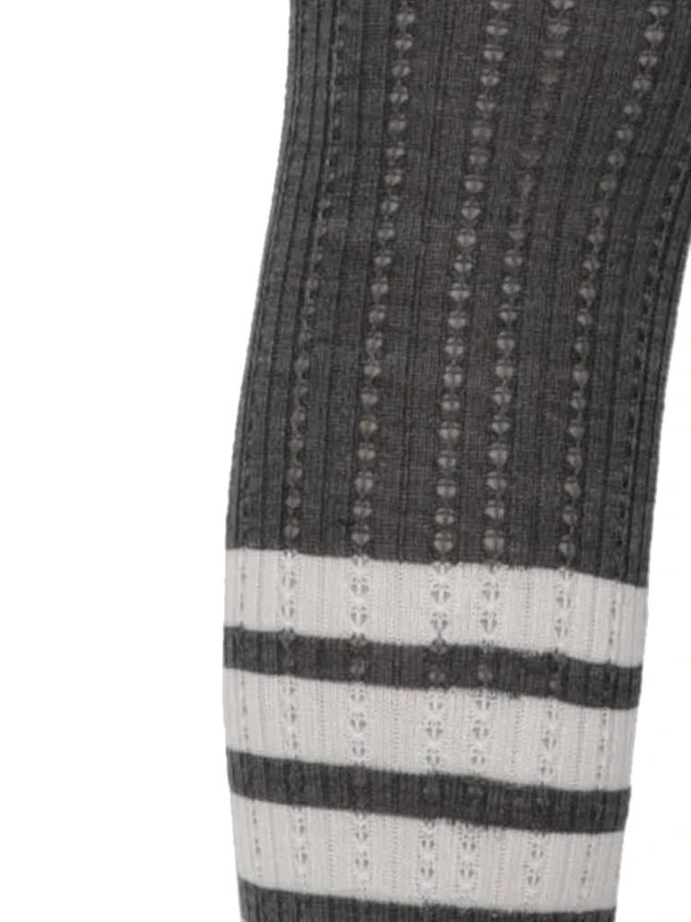 商品Thom Browne|Thom Browne Women's  Grey Other Materials Socks,价格¥2209,第3张图片详细描述