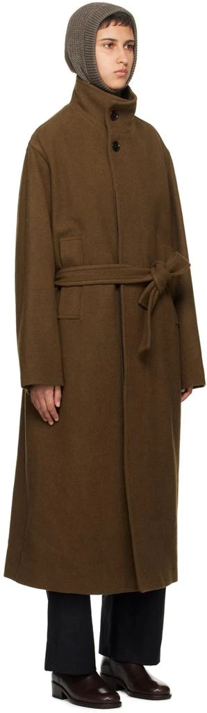 商品Lemaire|Brown Belted Coat,价格¥13580,第2张图片详细描述