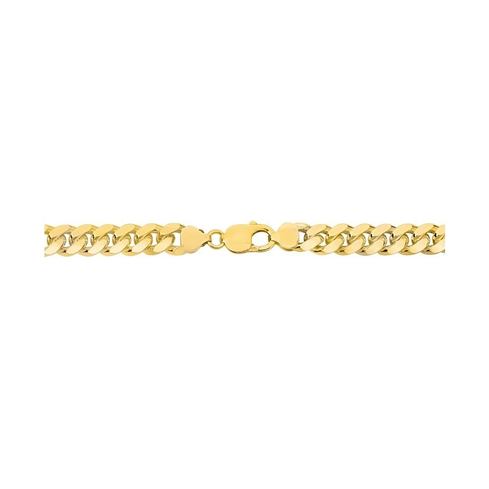 Italian Gold Men's Solid Cuban Link 26" Chain Necklace in 14k Gold-Plated Sterling Silver 3