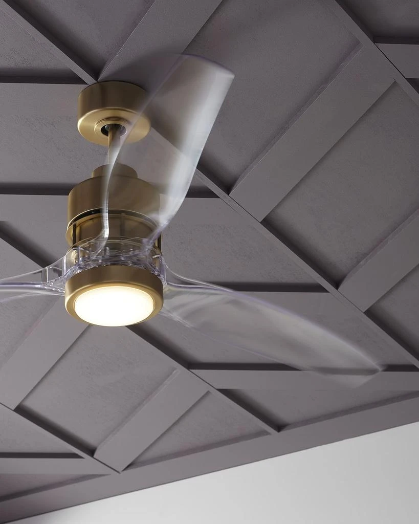 商品Ellington|Wifi Sonnet Acrylic Blade Ceiling Fan, 52",价格¥4500,第2张图片详细描述