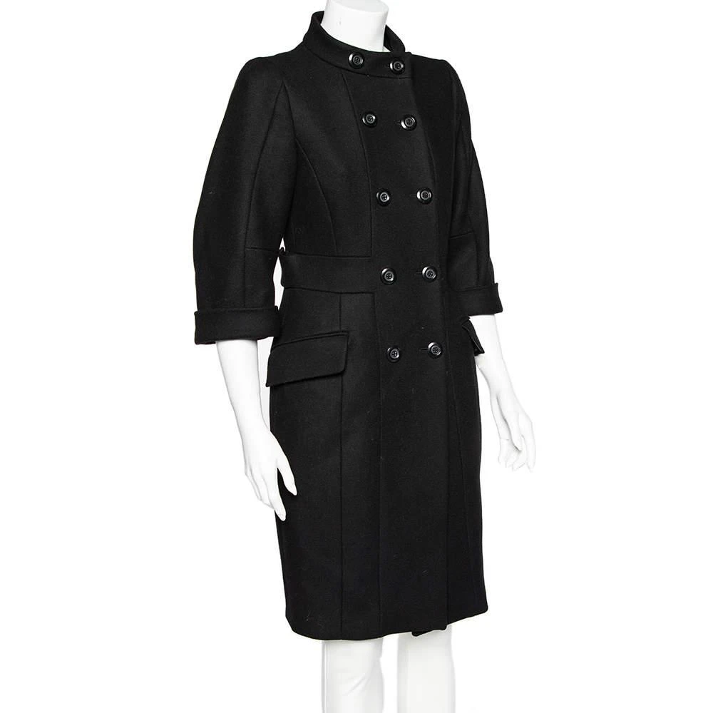 商品[二手商品] Max Mara|Max Mara Black Wool Double Breasted Coat S,价格¥955,第2张图片详细描述