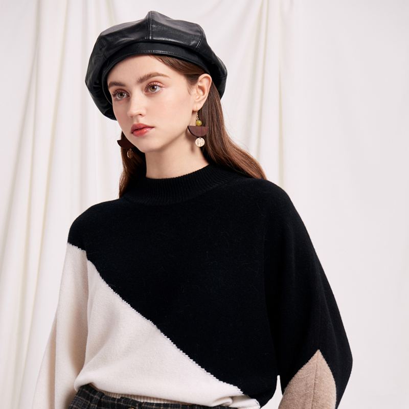 Meredith Wool Sweater - Black & White | Meredith羊毛毛衣商品第7张图片规格展示