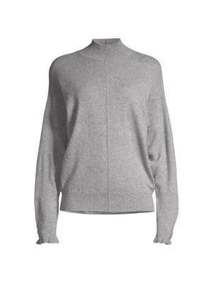 商品Tahari|Cashmere Mock Turtleneck Sweater,价格¥667-¥977,第7张图片详细描述