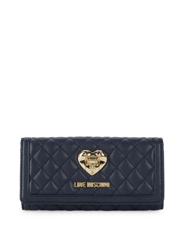 商品Moschino|Quilted Continental Wallet,价格¥512,第1张图片
