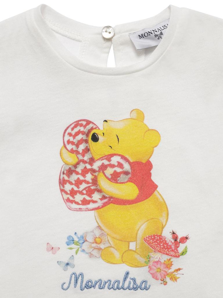 Winnie The Pooh Print Jersey T-shirt商品第1张图片规格展示