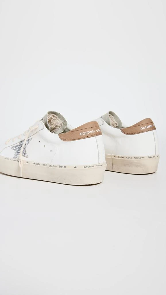 商品Golden Goose|Golden Goose Hi Star 皮鞋面绒面革鞋头亮片运动鞋,价格¥4641,第4张图片详细描述