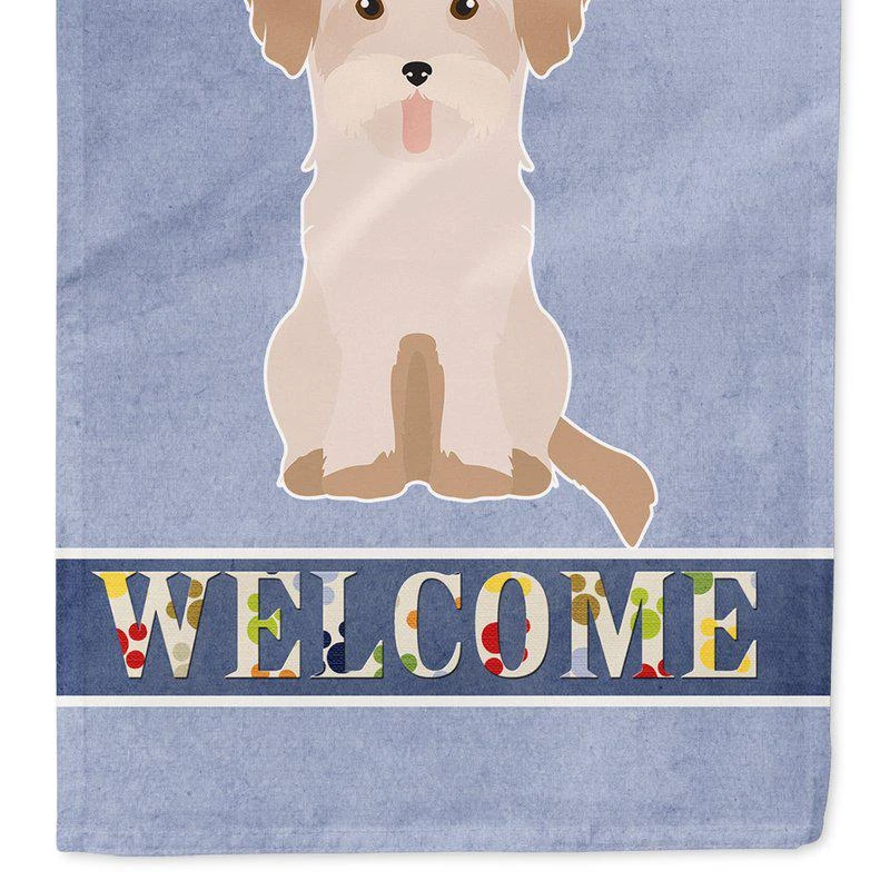 商品Caroline's Treasures|Morkie #3 Welcome Garden Flag 2-Sided 2-Ply,价格¥138,第1张图片