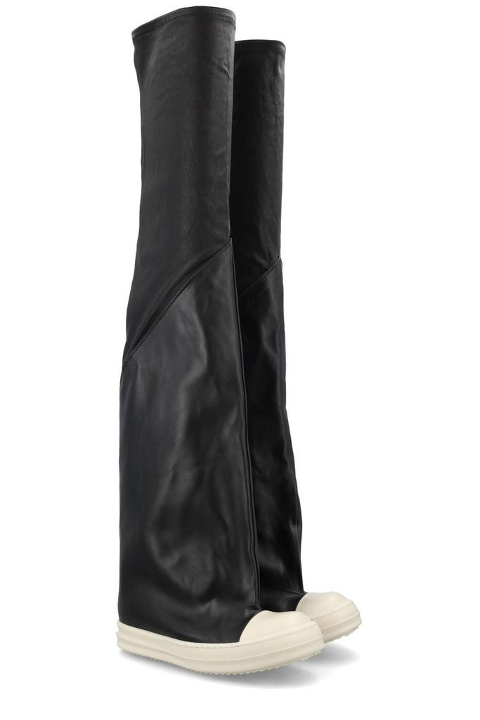 Rick Owens Contrast-Toe Thigh-High Boots商品第3张图片规格展示