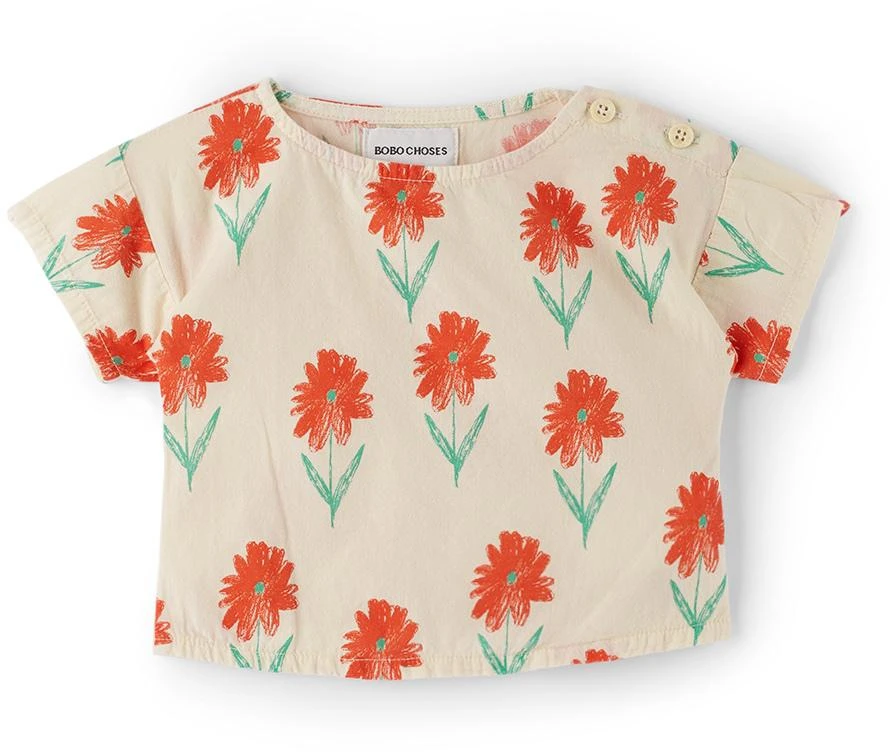 商品BOBO CHOSES|Baby Off-White Petunia All-Over T-Shirt,价格¥207,第1张图片