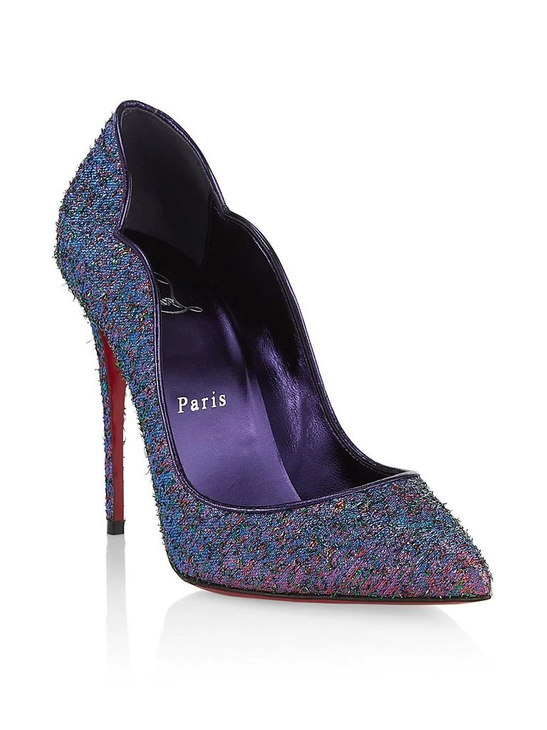 商品Christian Louboutin|Hot Chick 100 Glitter Pumps,价格¥6373,第2张图片详细描述