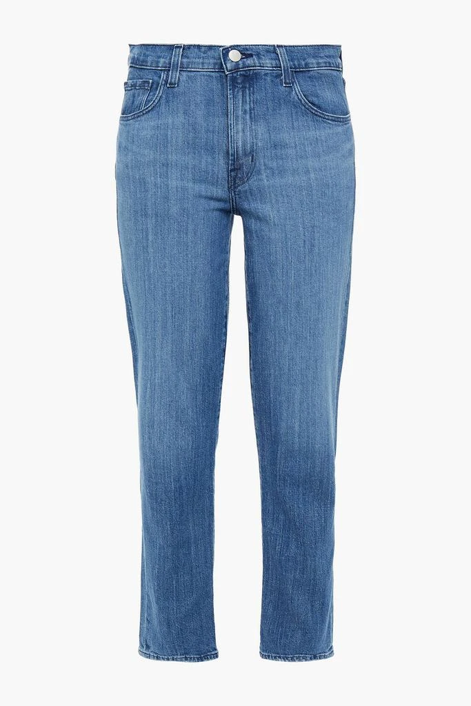 商品J Brand|Adele faded mid-rise slim-leg jeans,价格¥417,第3张图片详细描述